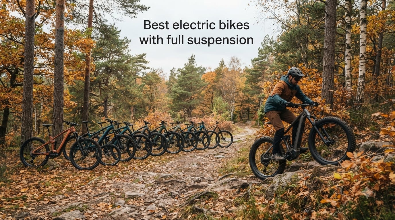 Best electric bikes with full suspension