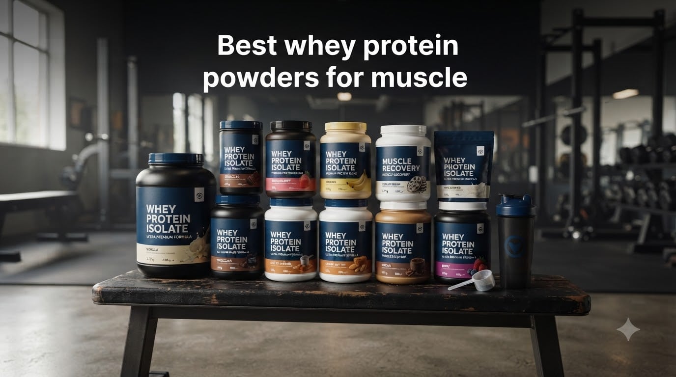Best whey protein powders for muscle