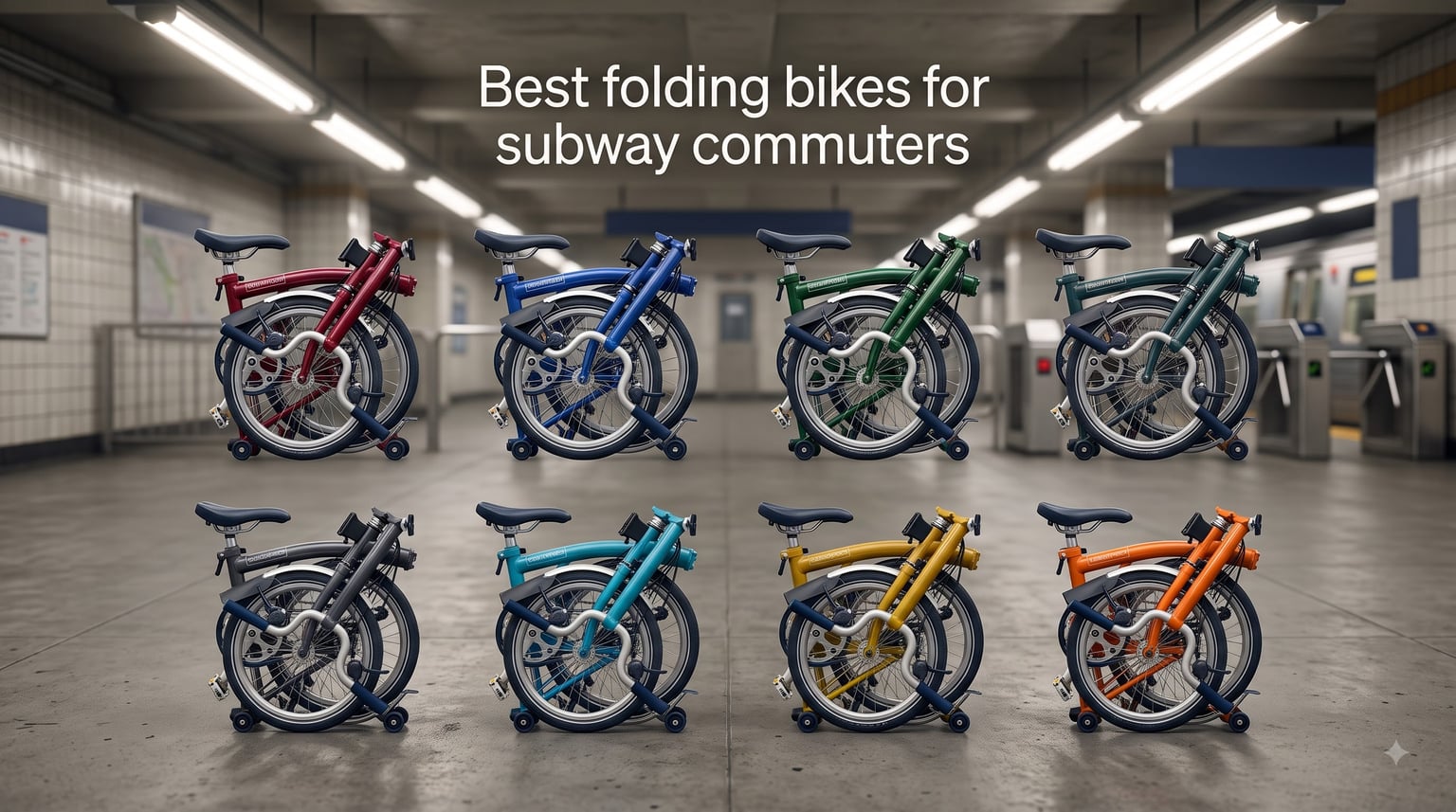 Best folding bikes for subway commuters