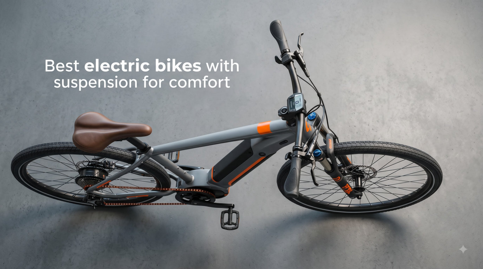 Best electric bikes with suspension for comfort