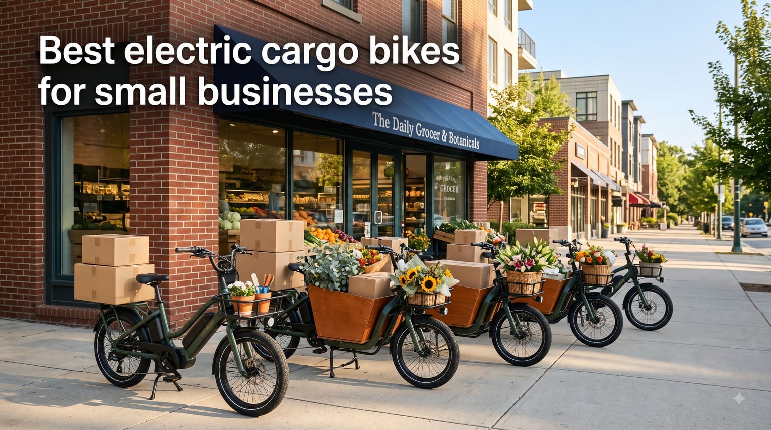 Best electric cargo bikes for small businesses