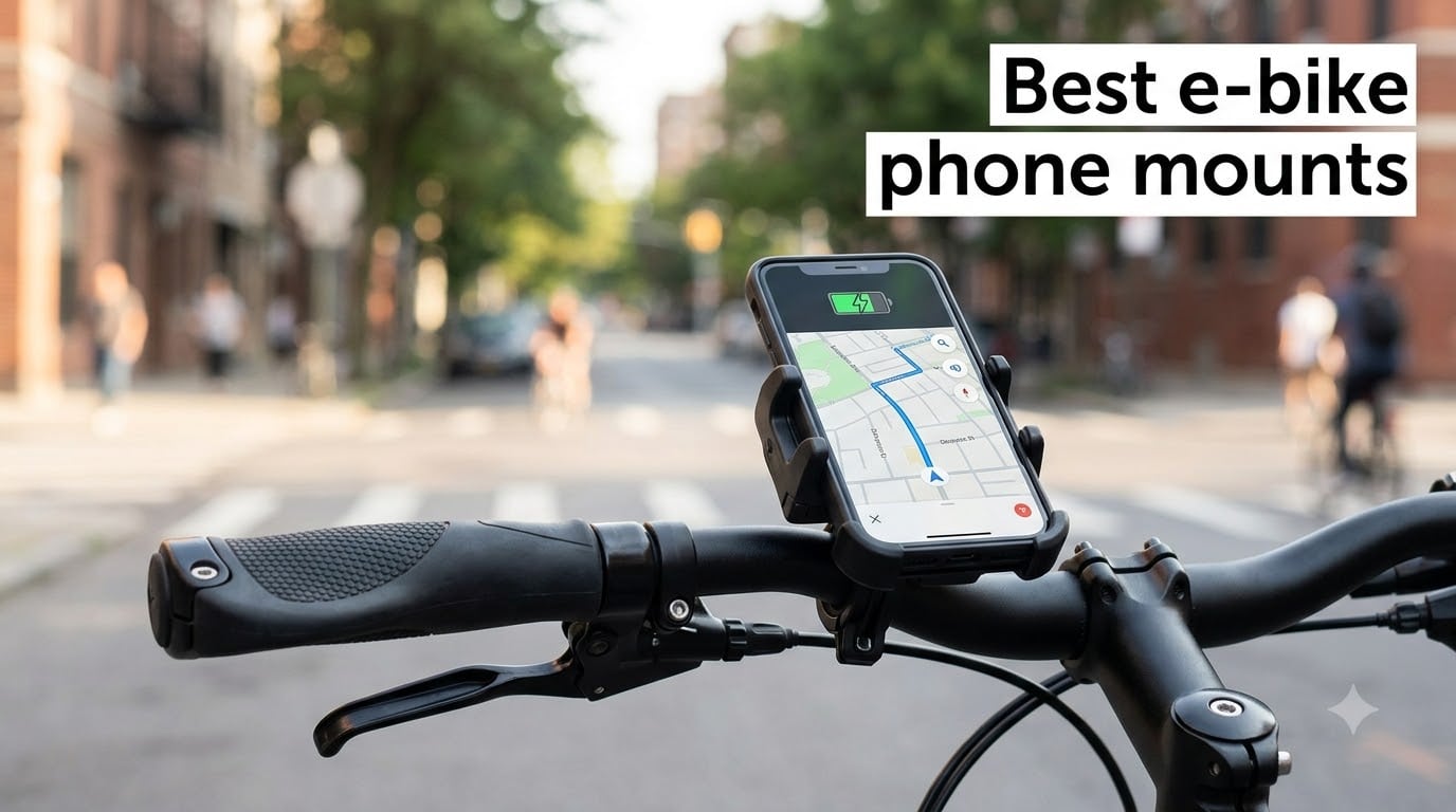 Best e-bike phone mounts