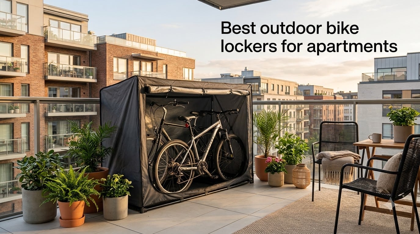 Best outdoor bike lockers for apartments