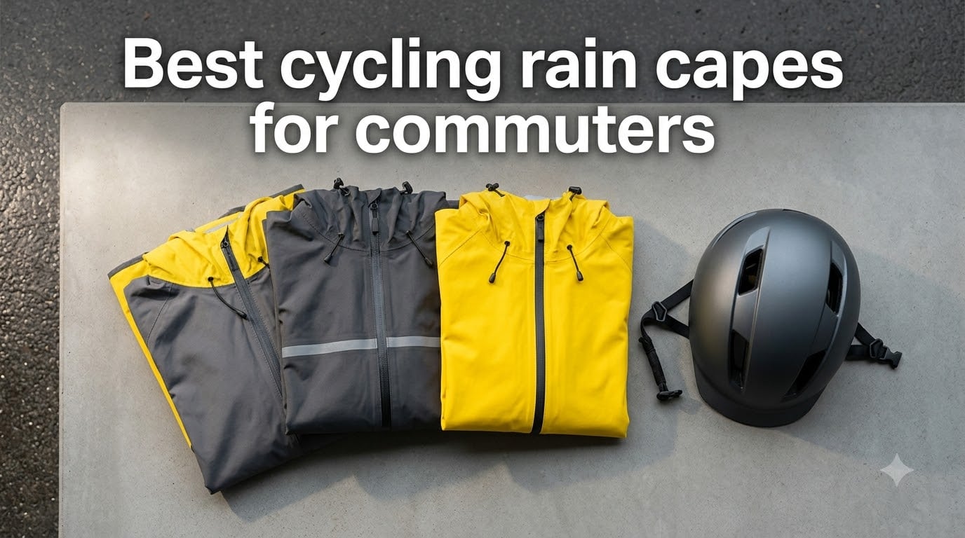 Best cycling rain capes for commuters