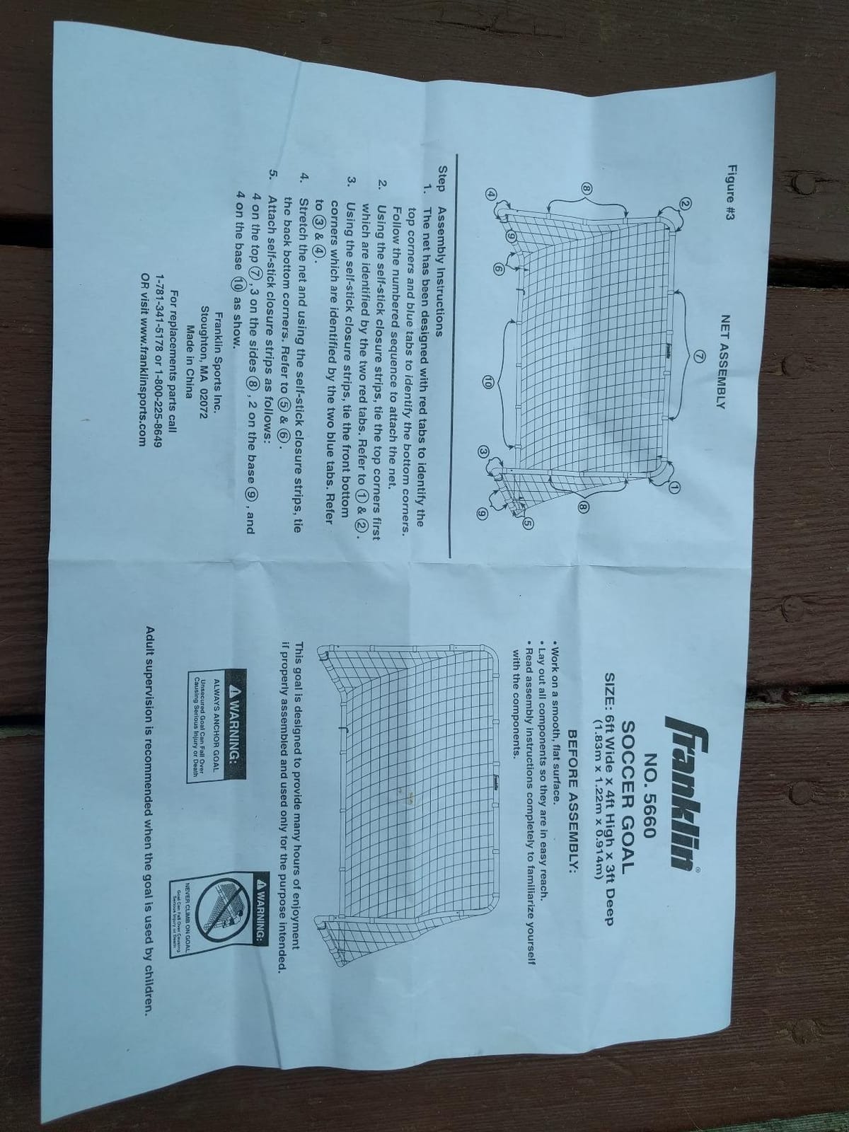 Franklin Sports Quick-Setup Steel Soccer Goal customer photo 2