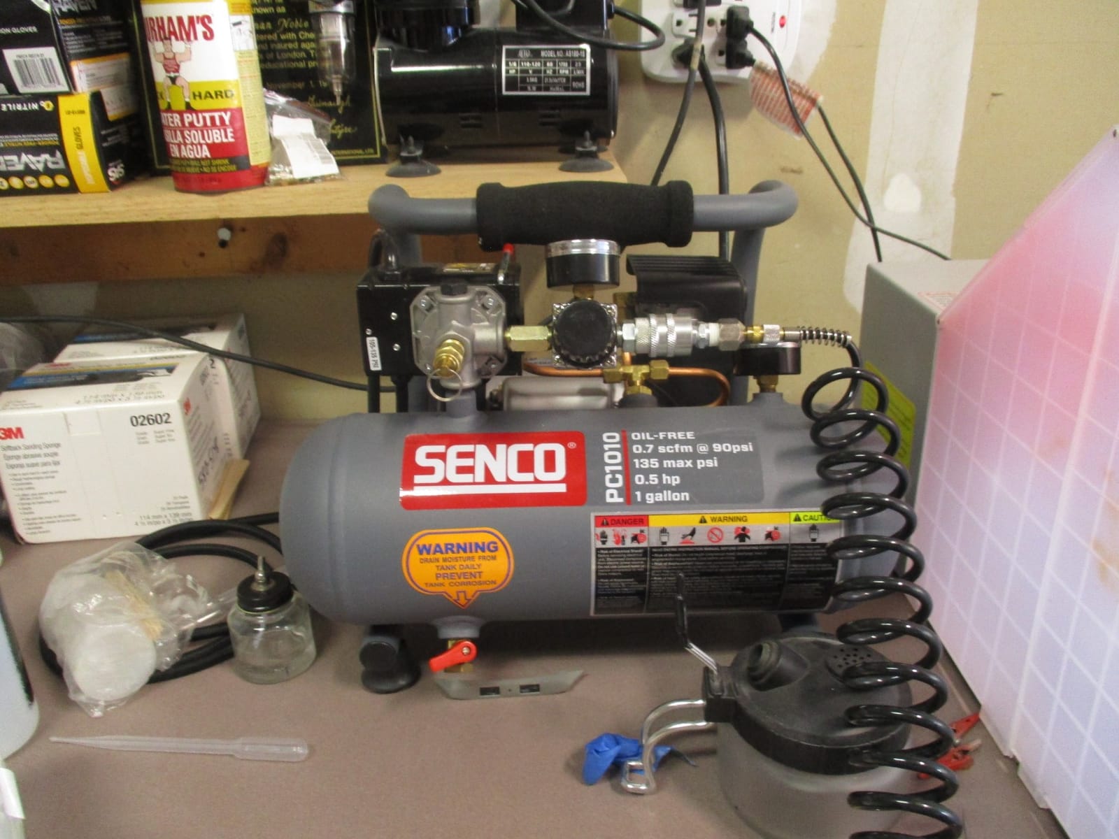SENCO Air Compressor 1/2-Horsepower, 1-Gallon, 20 lbs. (PC1010) customer photo 2
