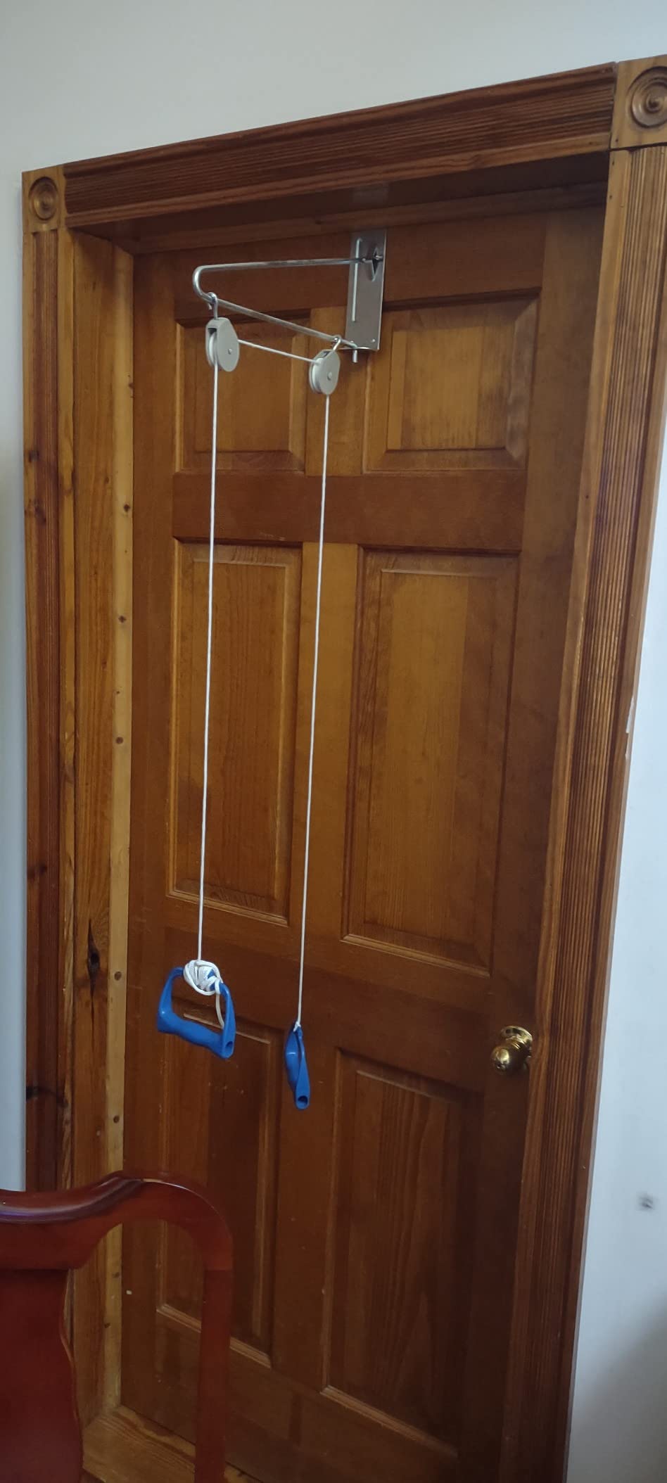 DMI Exercise Pulley Set for Physical Therapy helps Increase Mobility, White customer photo 2