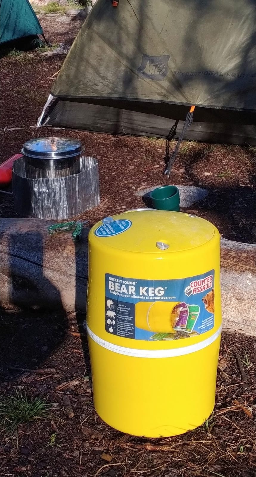 Counter Assault Bear Keg Food Storage Container Yellow customer photo 1