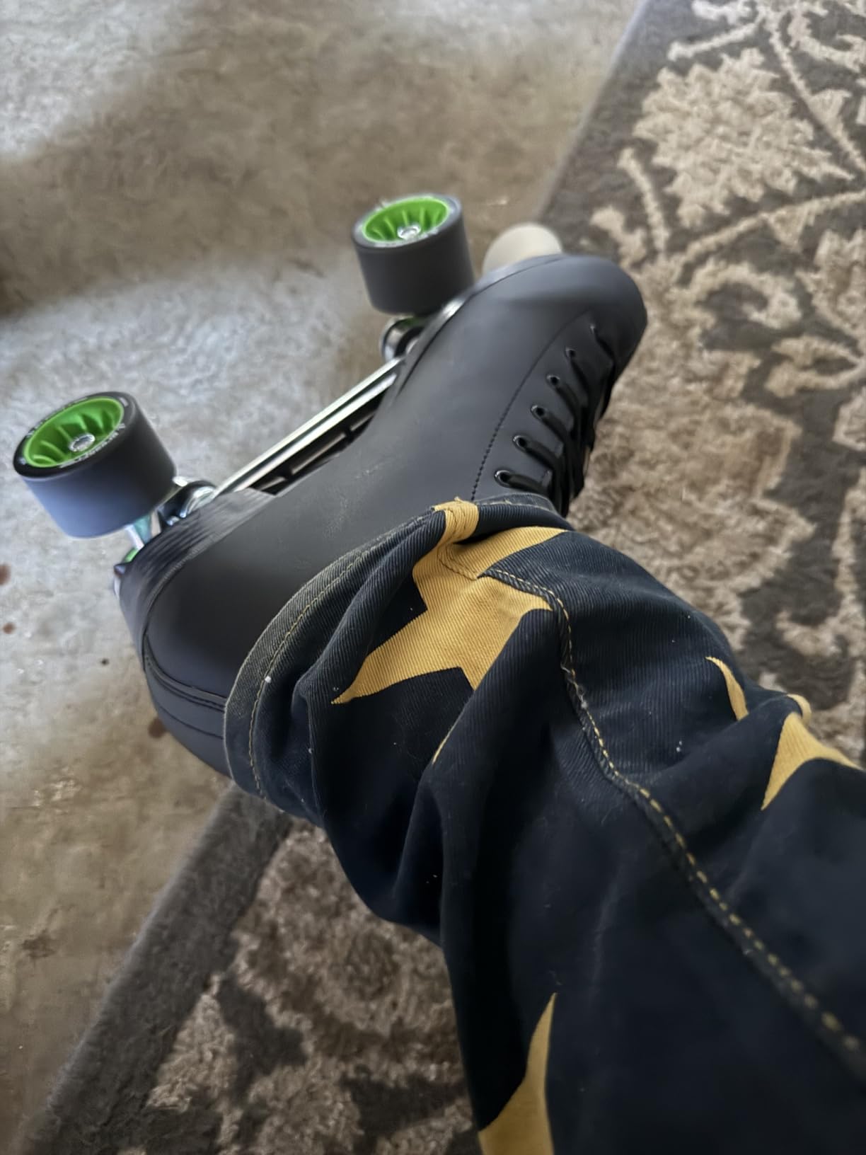 Chicago Quad Roller Skates for Women & Men – Durable, Top Performance Indoor/Outdoor Use or Roller Derby - Classic Deluxe Leather High-Top Boots with 60mm Urethane Wheels & Semi-Precision Bearings customer photo 2