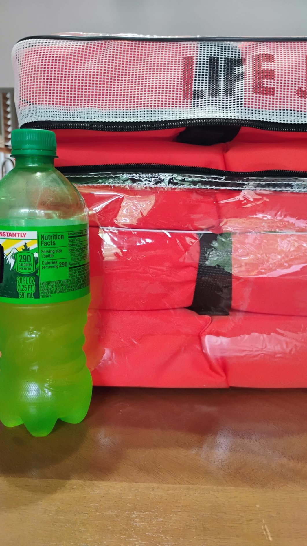 Absolute Outdoor Kent Clear Storage Bag with Type II Life Jackets, 4 Each (Adult, Orange) customer photo 1