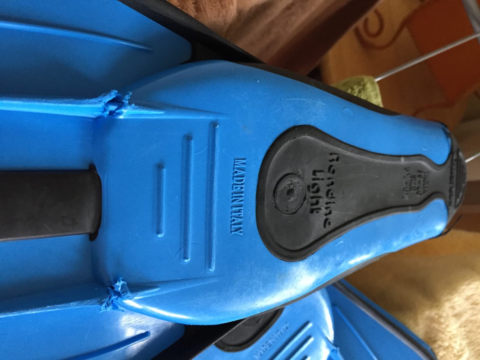 Cressi Short Full Foot Pocket Fins for Swimming or Training in the Pool and in the Sea - Light: made in Italy customer photo 1