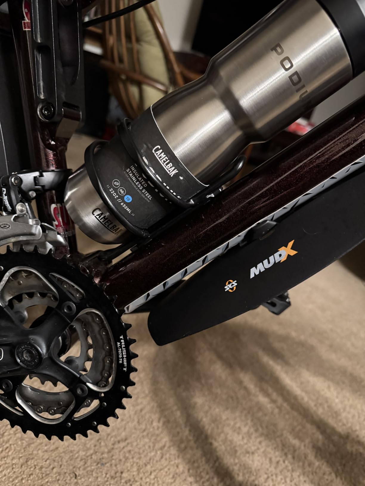 SKS GERMANY Mud-X Downtube Bicycle Fender customer photo 2