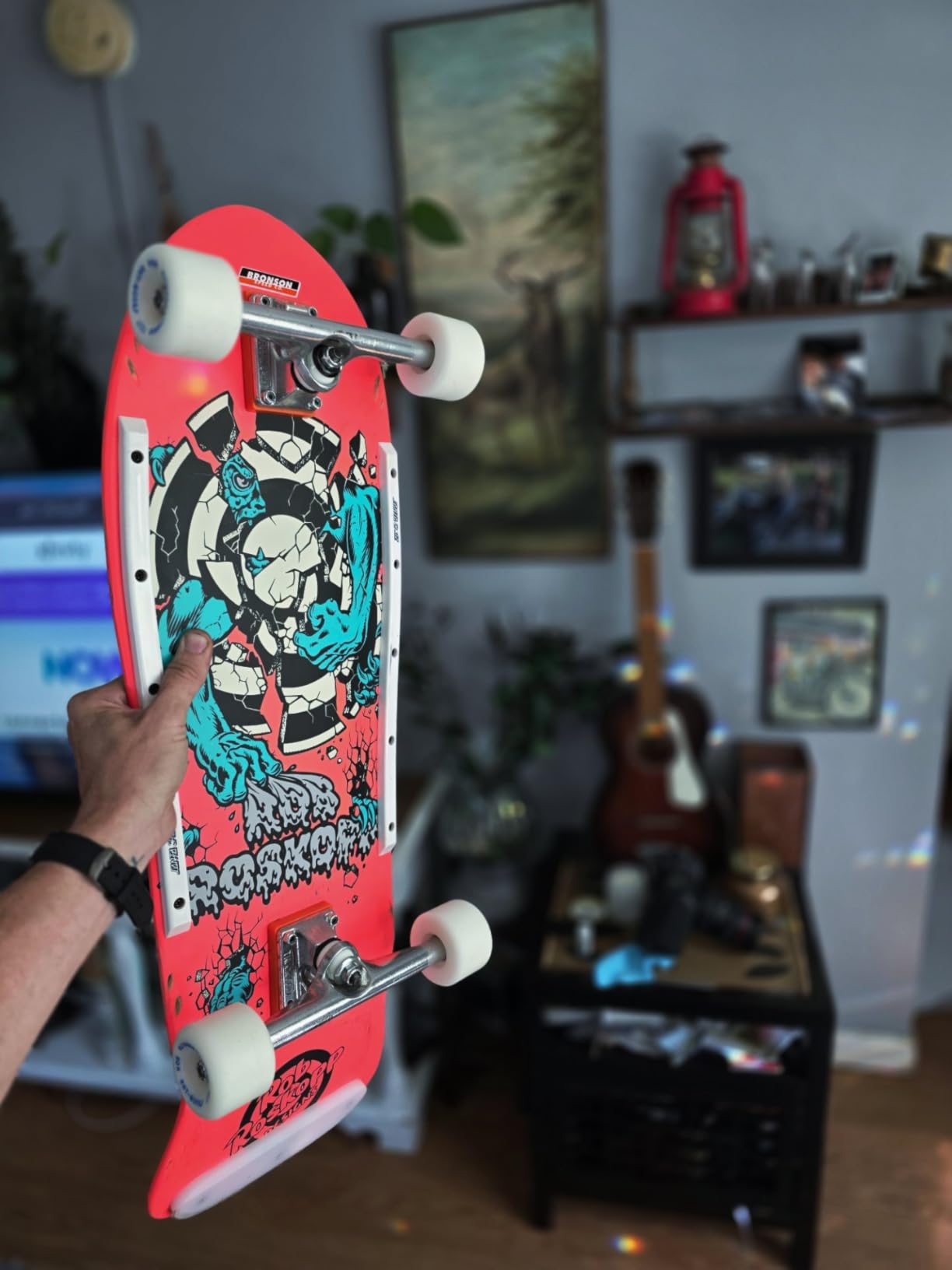 Powell-Peralta Rat Bones 60mm 90A White Skateboard Wheels (Set of 4) customer photo 1