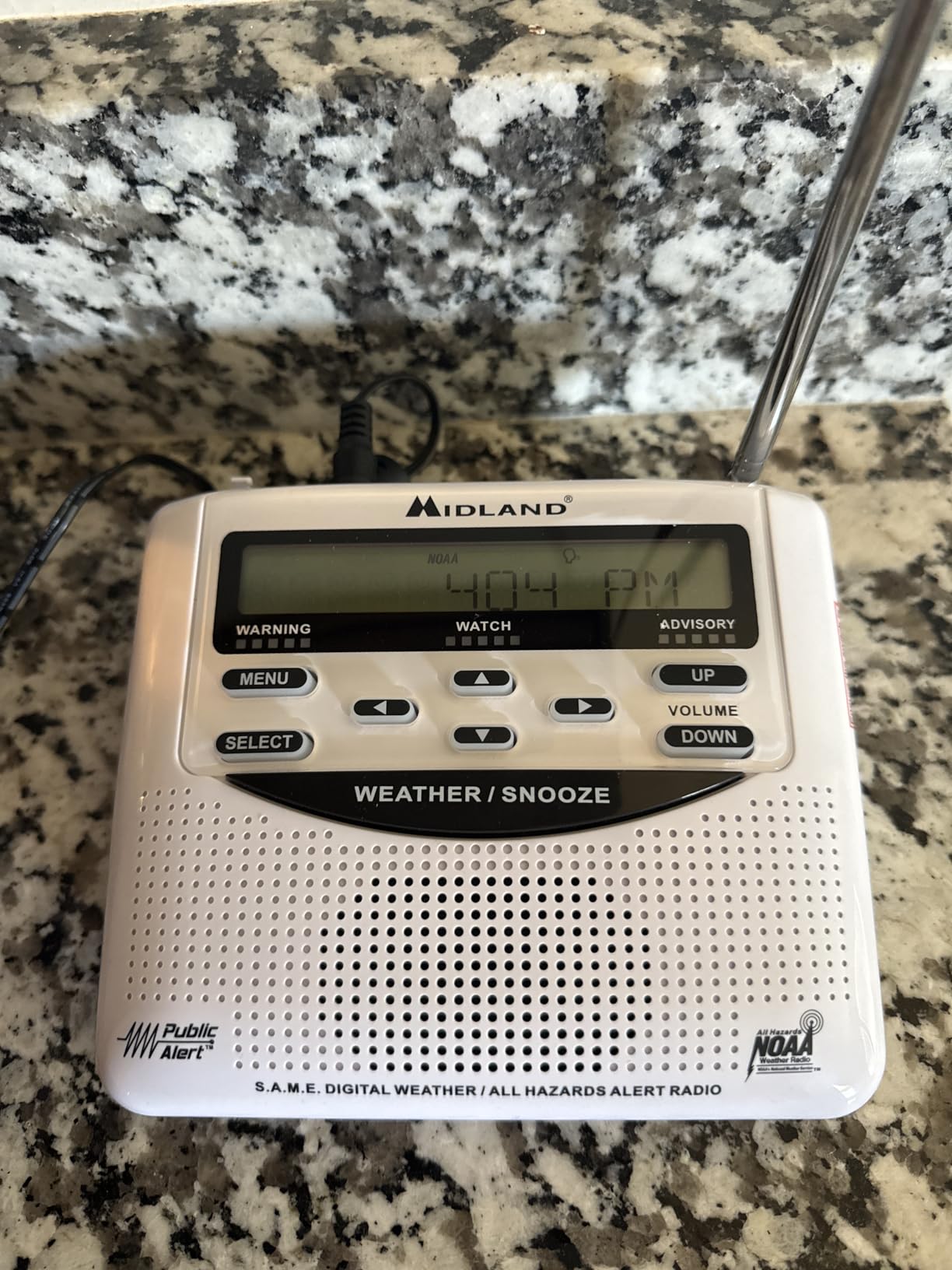 Midland - WR120B - NOAA Emergency Weather Alert Radio customer photo 1