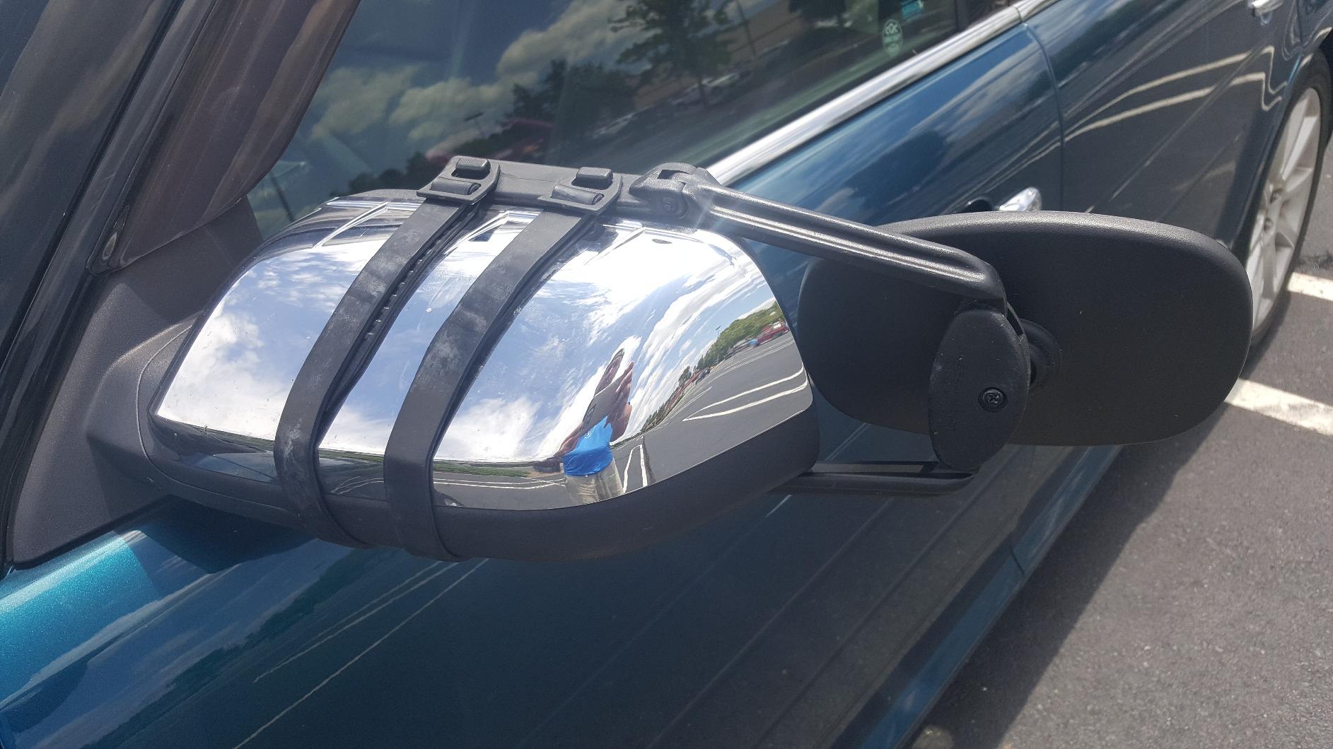 K Source Universal Clip-On Towing Mirror – Standard Size, Fits Up to 11