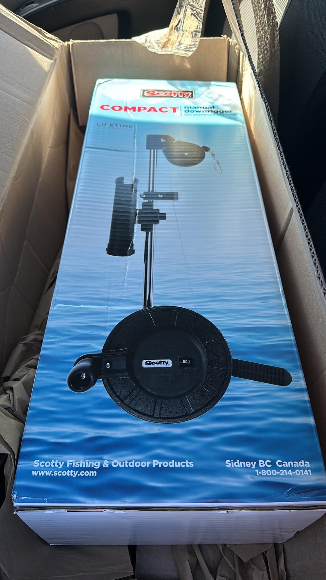 Scotty #1060 Depthking Manual Downrigger, Display Packed w/ Rod Holder customer photo 1