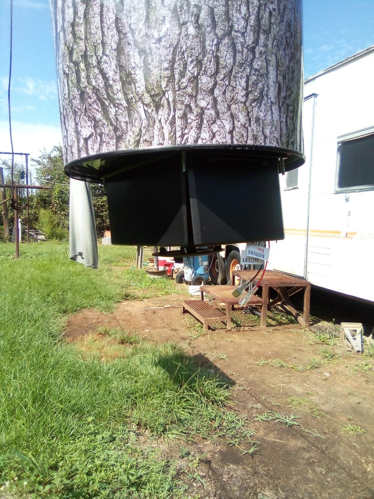 American Hunter 50 LB Hanging Feeder | Hunting Durable Lightweight Camo Metal Game Feeder with Automatic Delivery System | with E-Kit Photocell Kit customer photo 2
