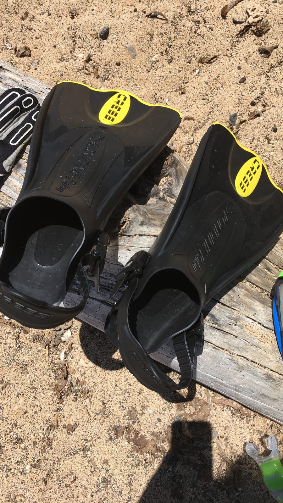 Cressi Palau SAF Short Open Heel Fins, Snorkel Fins, Quick Release Pull Tab customer photo 1