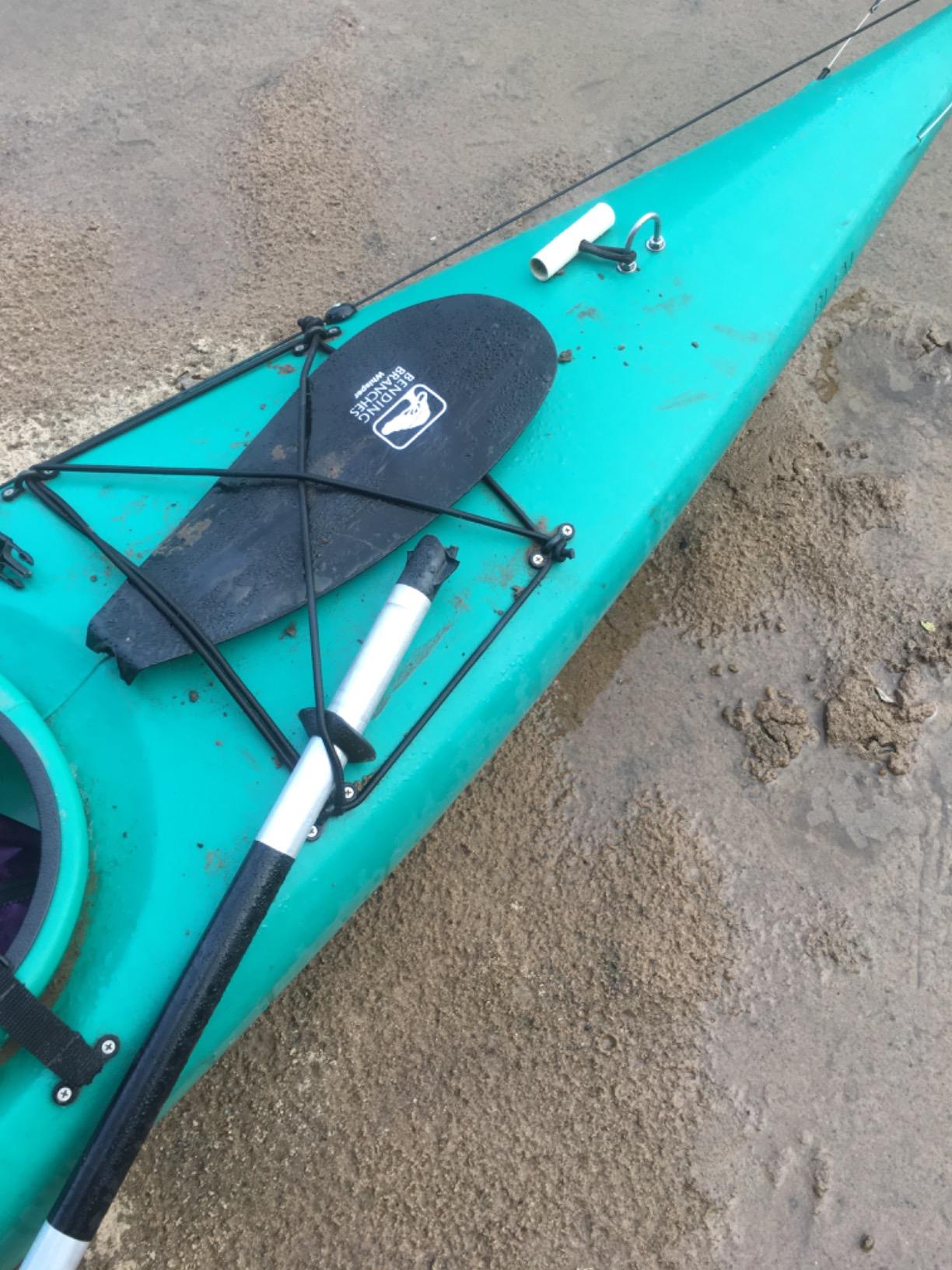Bending Branches Whisper Kayak Paddle – 2‑Piece Aluminum Shaft, Polypropylene Blades, Adjustable 0°/60° Feathering, Black Comfort Grips, Dihedral Blade Design for Recreational Paddling customer photo 1
