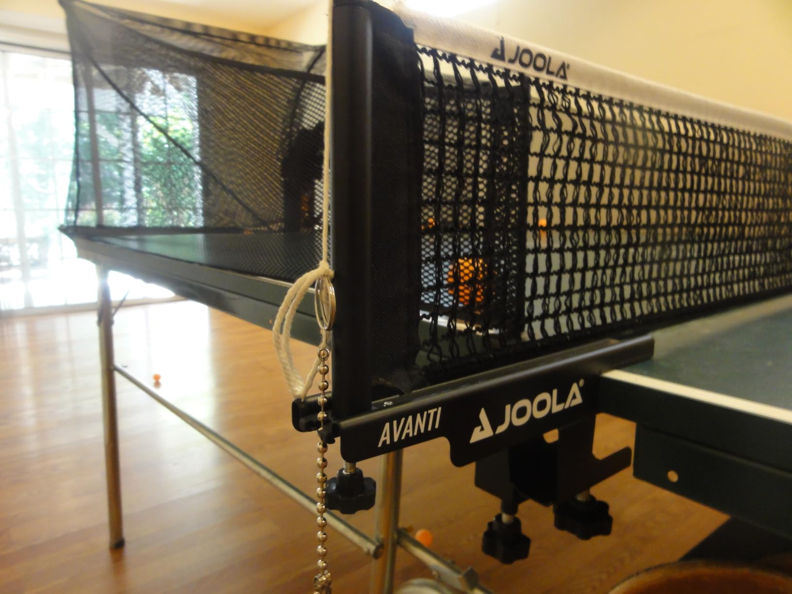 JOOLA Premium Avanti Table Tennis Net and Post Set - Portable and Easy Setup Ping Pong Screw On Clamp Net customer photo 2