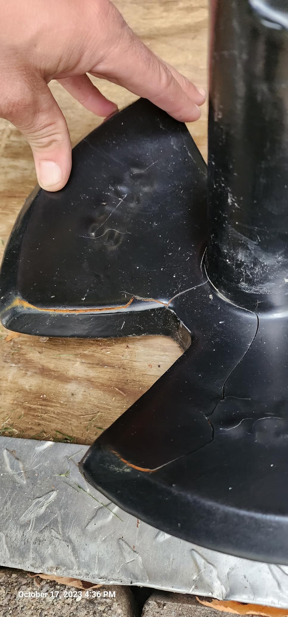 Seachoice River Anchor, Black Vinyl Coated Cast Iron, 12 Lbs. customer photo 2