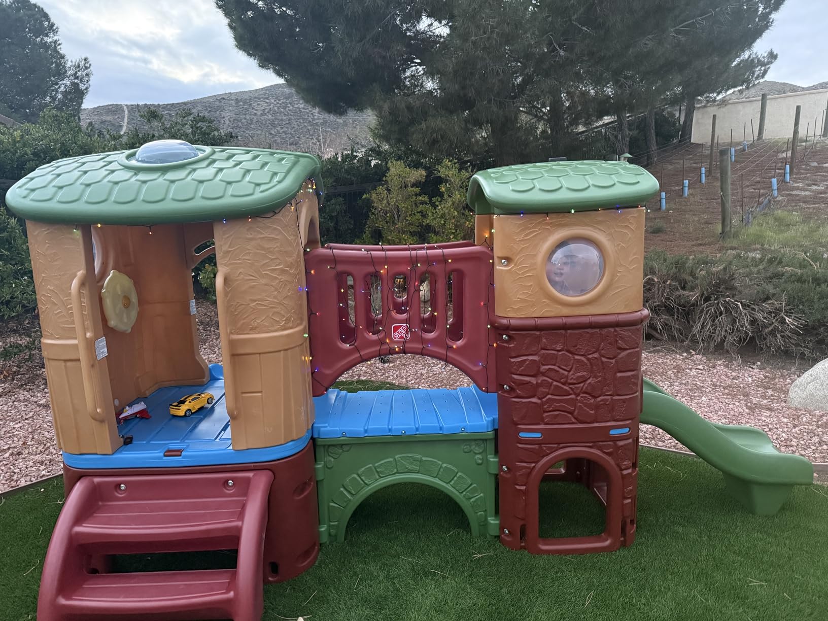 Step2 Clubhouse Climber Playset for Kids, Jungle Gym with Elevated Playhouse, Outdoor Backyard Playground Set, Two Toddler Slides, Ages 2 to 6 Years Old customer photo 1