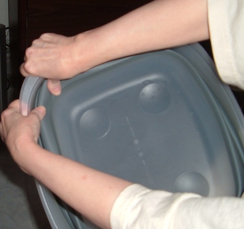 PrepWorks Collapsible Tub for Washing, Soaking, or Storage, 2.25 Gallons customer photo 2