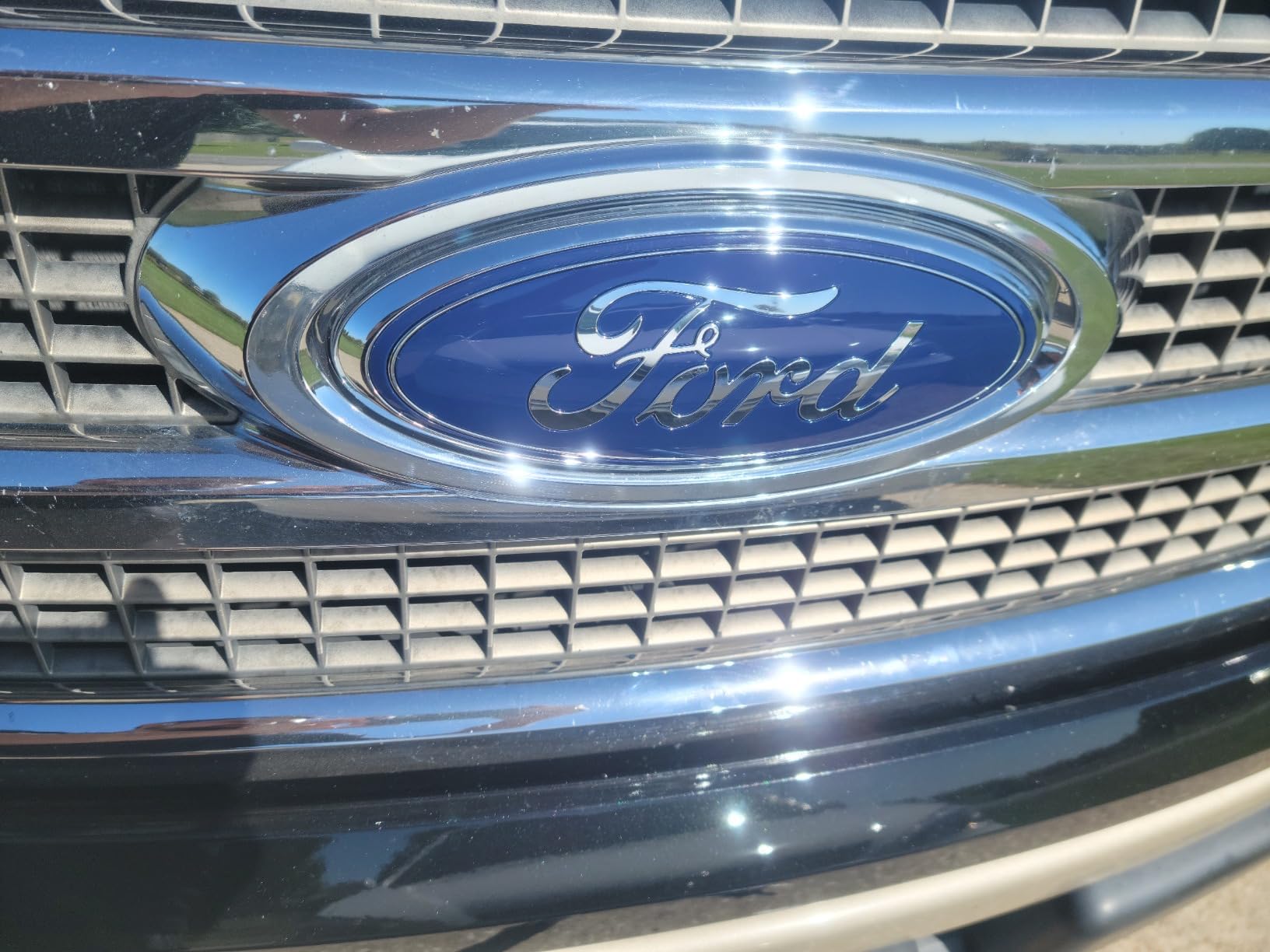 Genuine Ford AA8Z-9942528-A Nameplate, Dark Blue, 9 x 3.5 Inches - OEM Rear Tailgate Emblem Badge for Ford F-150, F-250, F-350, Explorer, Expedition, Ranger customer photo 2