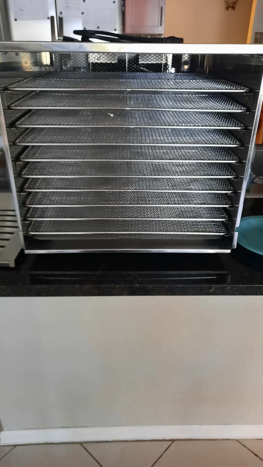 STX International Dehydra 1200W-XLS Food Dehydrator | Commercial Stainless Steel | Digital Controls | 10 Trays | 2 Food-Safe Mats | 1200 Watts | 97–165°F Temperature Range | 15-Hour Timer | Jerky Safe customer photo 1