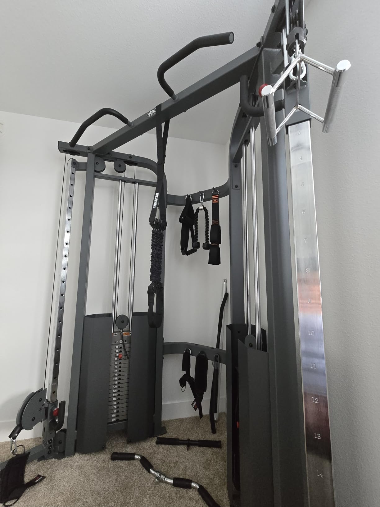 XMARK Functional Trainer Cable Machine, Dual Weight Stack Cable Pulley Machine for Strength Training, Commercial and Home Gyms, and Rehab Facilities customer photo 1