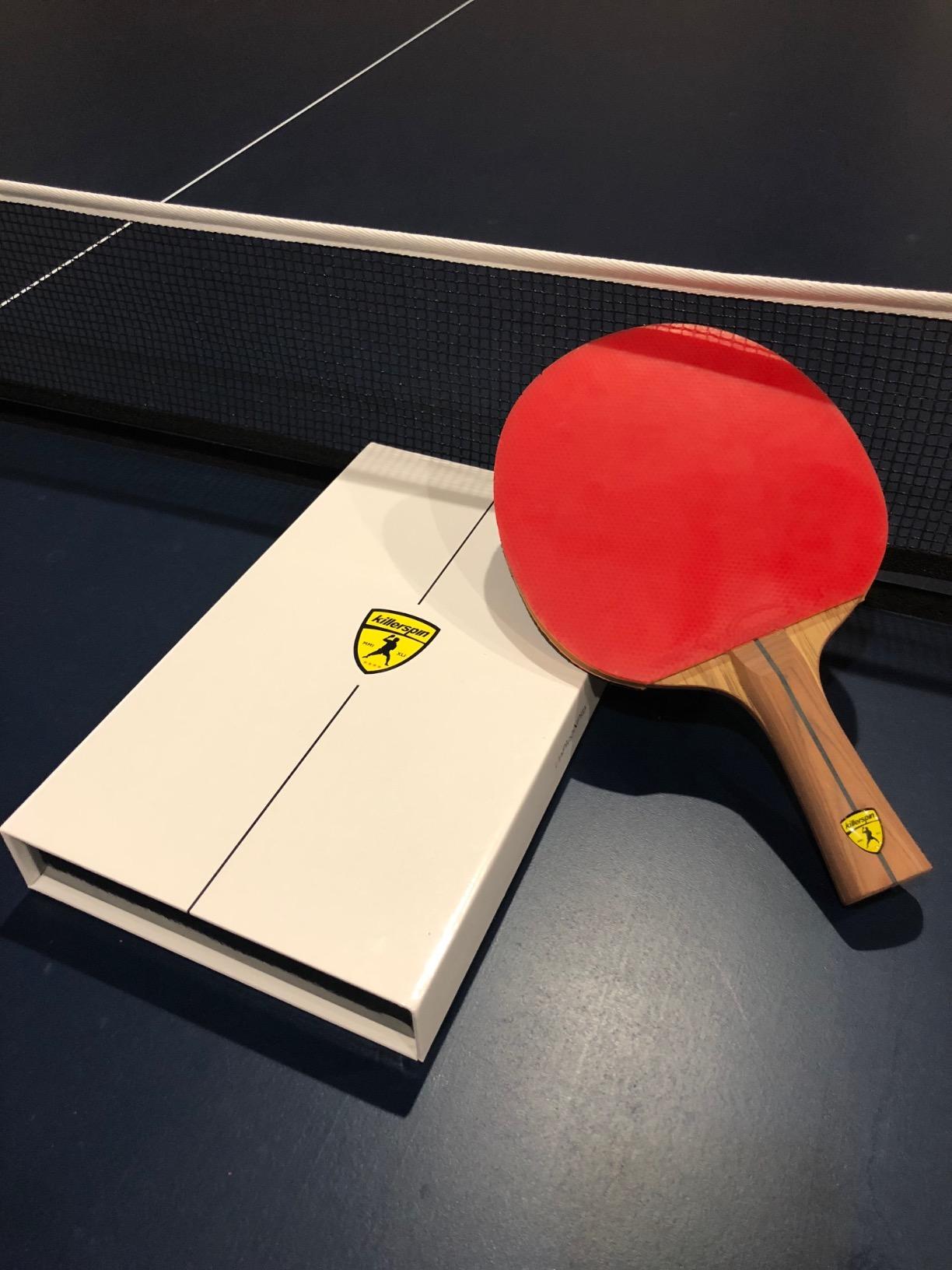 Killerspin Jet 800 Speed N2 - A Professional Grade Ping Pong Paddle - Competition Grade, Advanced Players, Red/Black customer photo 2