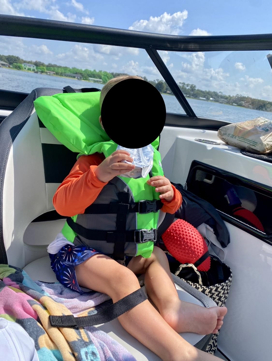Stearns Child Life Jacket with Heads-Up Flotation, USCG Approved Type II Kids Life Vest for Pool, Beach, Lake, Boating & More, Youth PFD customer photo 1