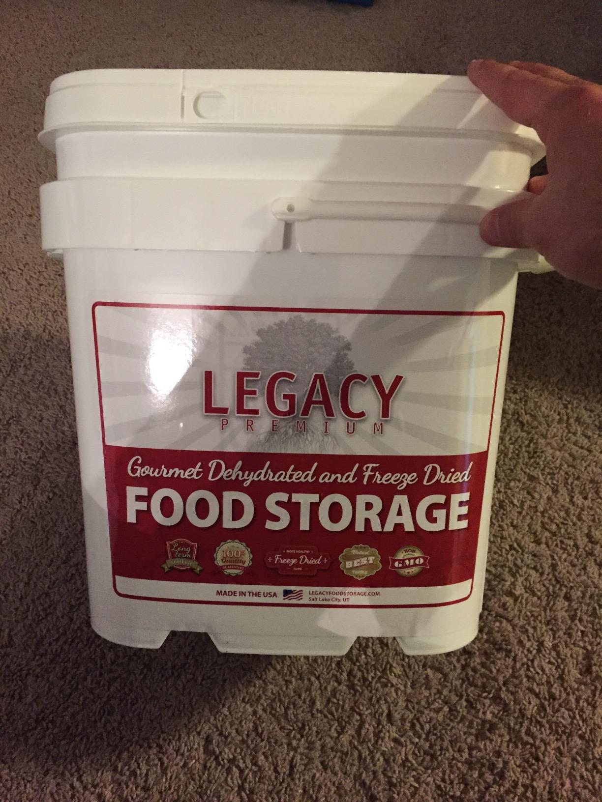 Legacy Food Storage 240 Serving Emergency Food Supply Package, 12 Entrees, 4 Breakfasts, 97,280 Total Calories, Shelf Stable Lunch & Dinner, Freeze Dried Survival Meals for MRE Camping, Hiking, Prepping customer photo 1