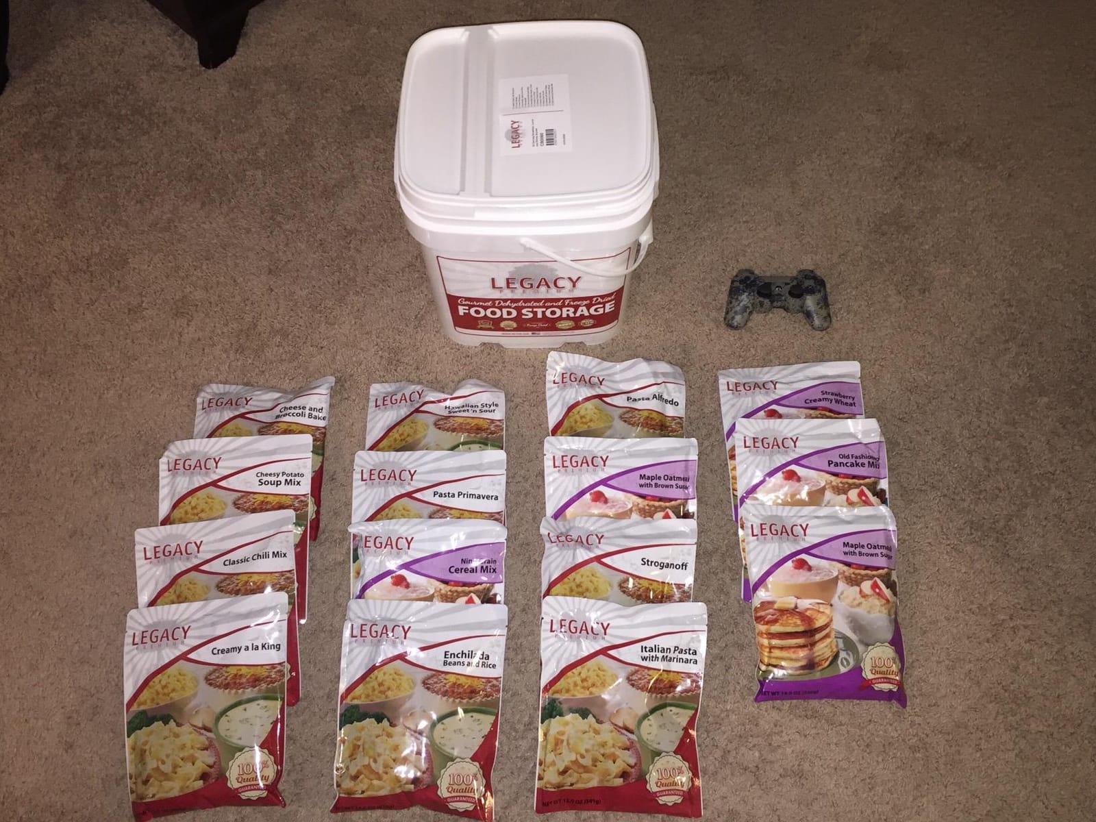 Legacy Food Storage 240 Serving Emergency Food Supply Package, 12 Entrees, 4 Breakfasts, 97,280 Total Calories, Shelf Stable Lunch & Dinner, Freeze Dried Survival Meals for MRE Camping, Hiking, Prepping customer photo 2