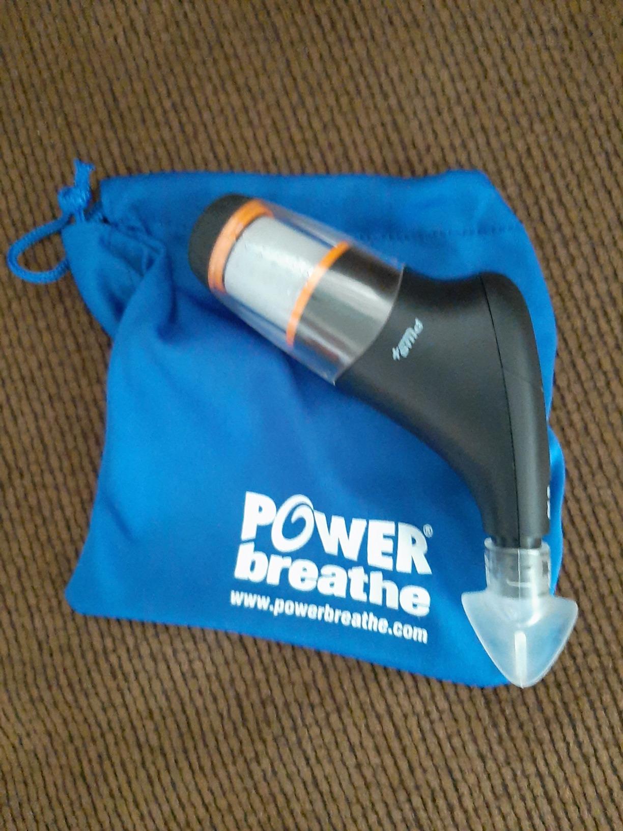 POWERbreathe - Breathing Exercise Device, Breathing Trainer and Therapy Tool to Strengthen Breathing Muscles and Help Lung Capacity, Handheld Inspiratory Muscle Trainer - Black, Medium Resistance customer photo 2