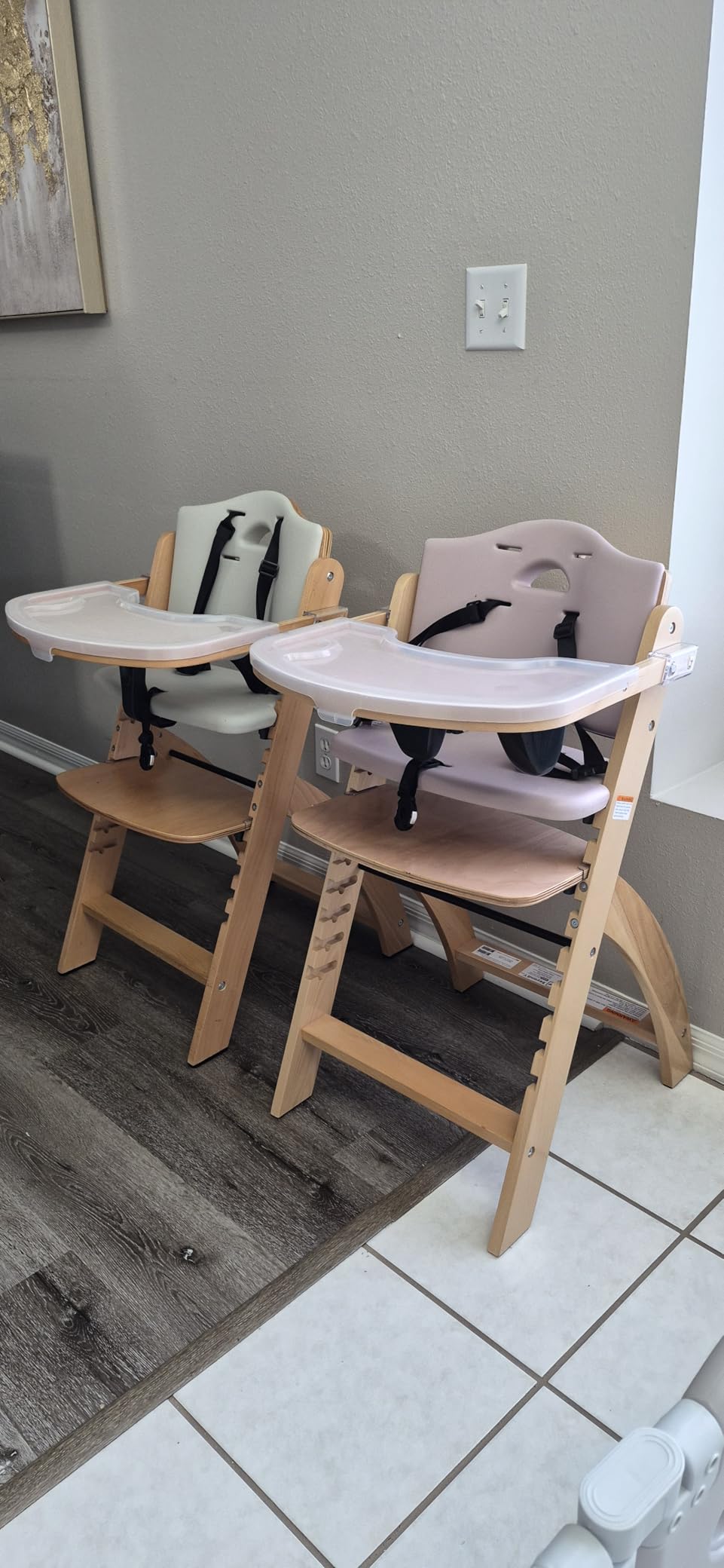 Abiie Beyond Junior Convertible Wooden High Chair with Removable Tray customer photo 1
