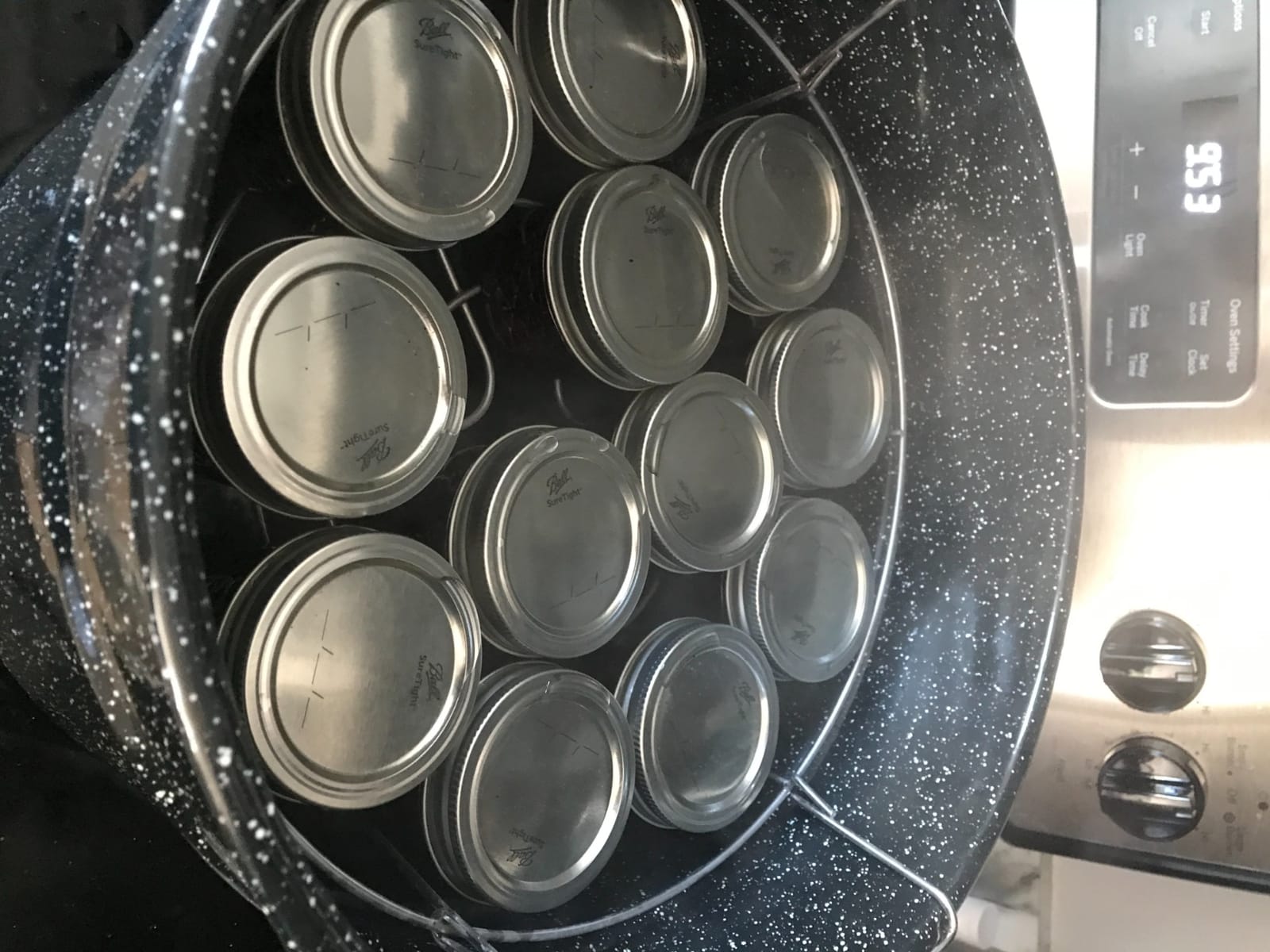 Granite Ware Canning Pot with Rack - 8 Piece Set Enamelware Water bath canner - Canning Starter Kit customer photo 2