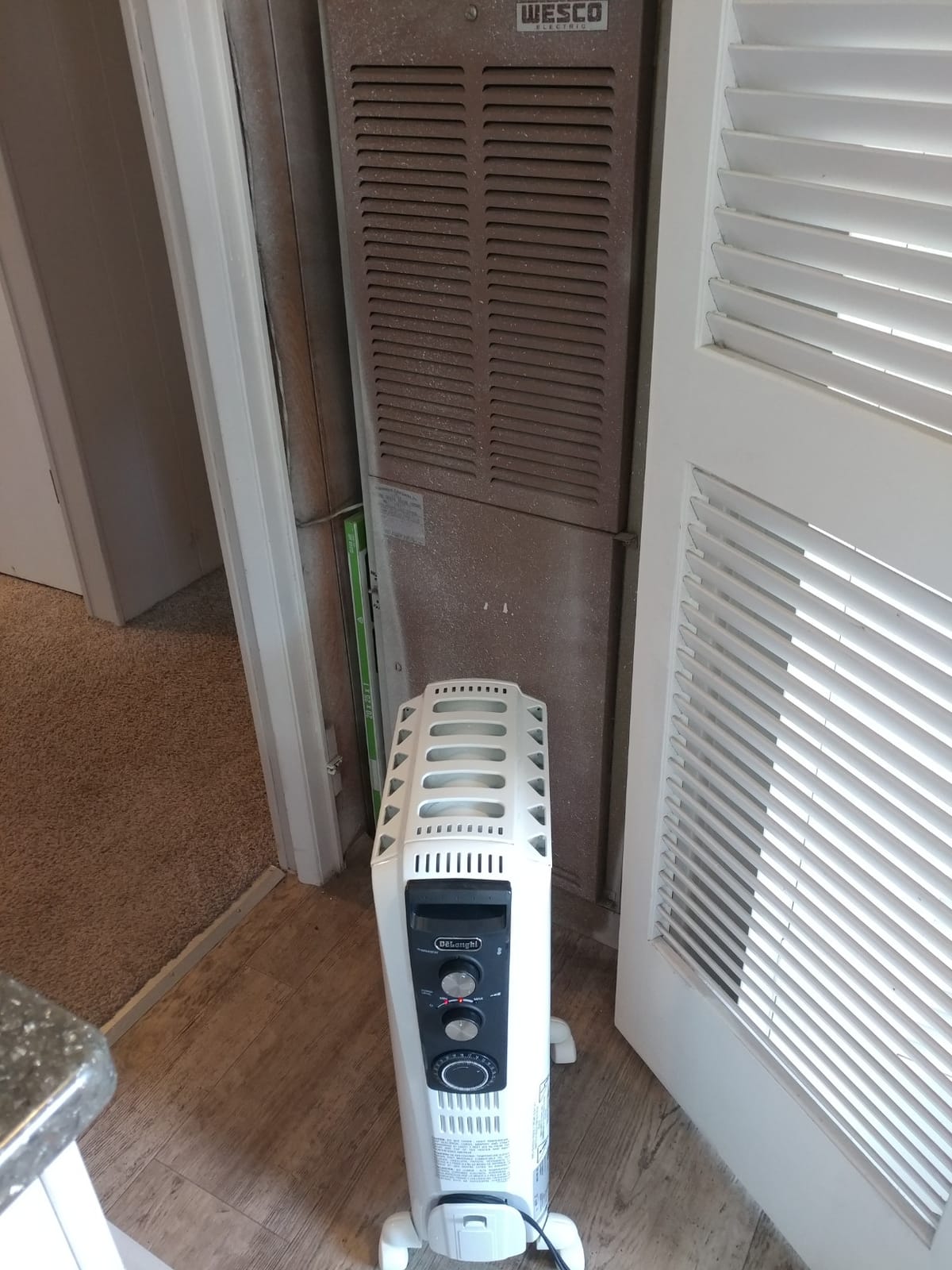 1,500 Watt Portable Electric Radiant Radiator Heater with Mechanical Controls customer photo 2