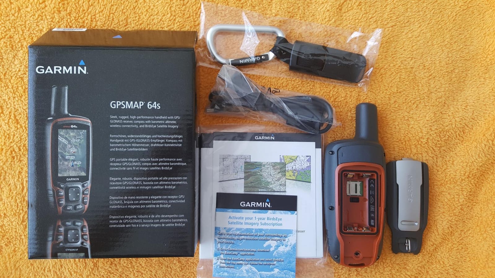 Garmin 010-01199-10 GPSMAP 64s Worldwide with High-Sensitivity GPS and GLONASS Receiver customer photo 1