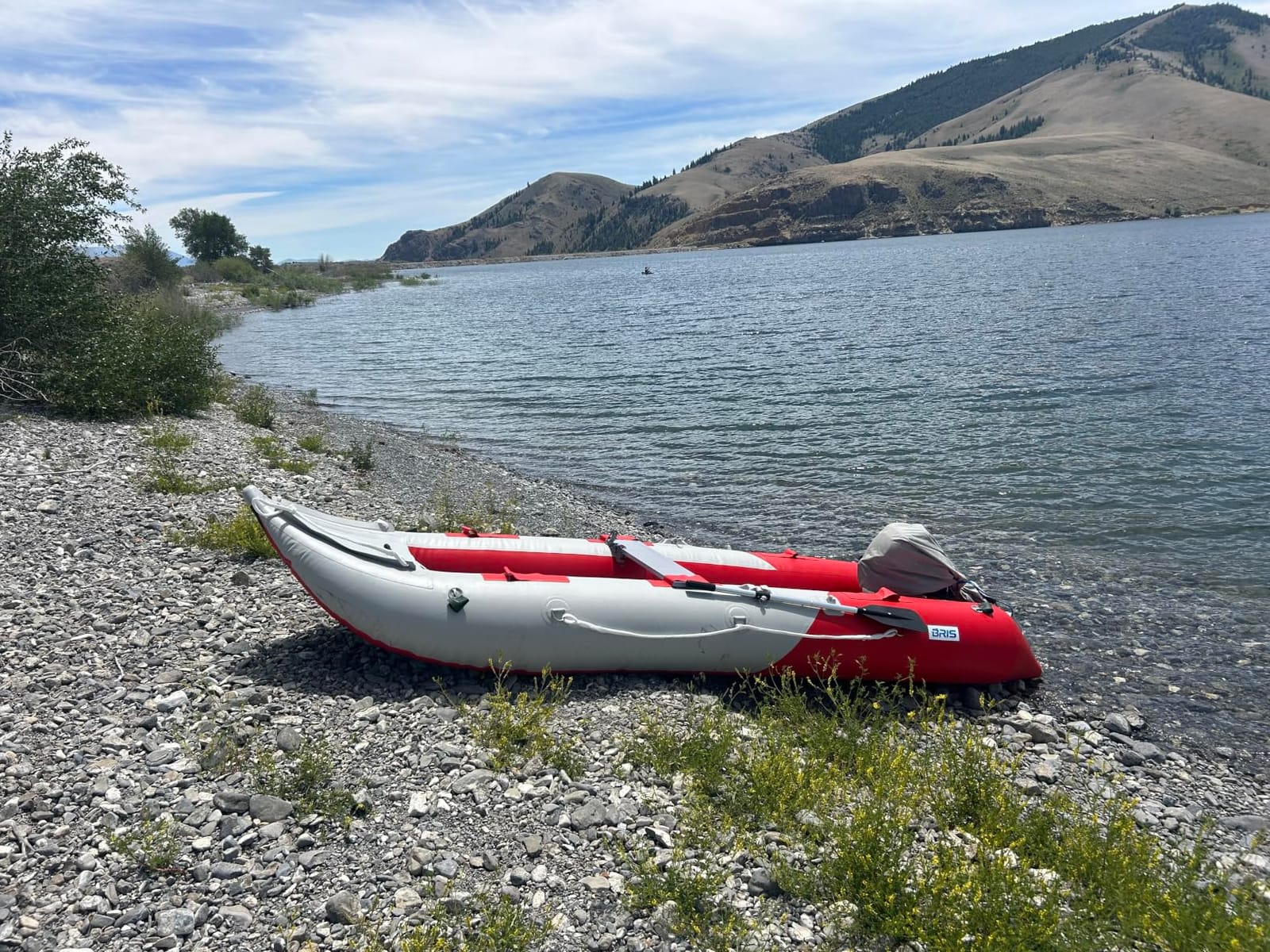 BRIS 14.1 FT Inflatable Kayak Fishing Tender Inflatable Poonton Boat with Air Floor customer photo 1