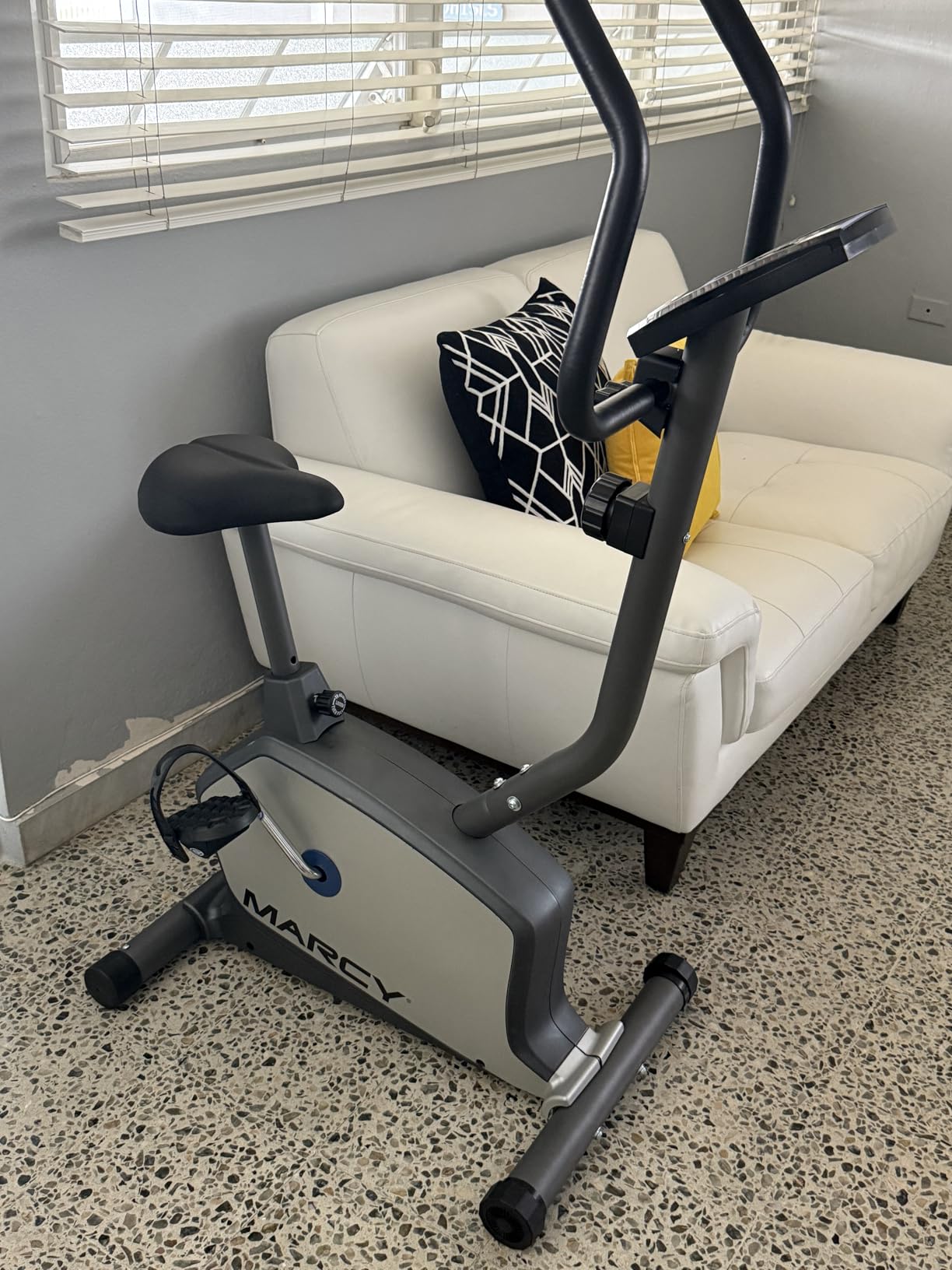 Marcy Stationary Exercise Indoor Bicycle with 8 Magnetic Resistance Levels customer photo 2