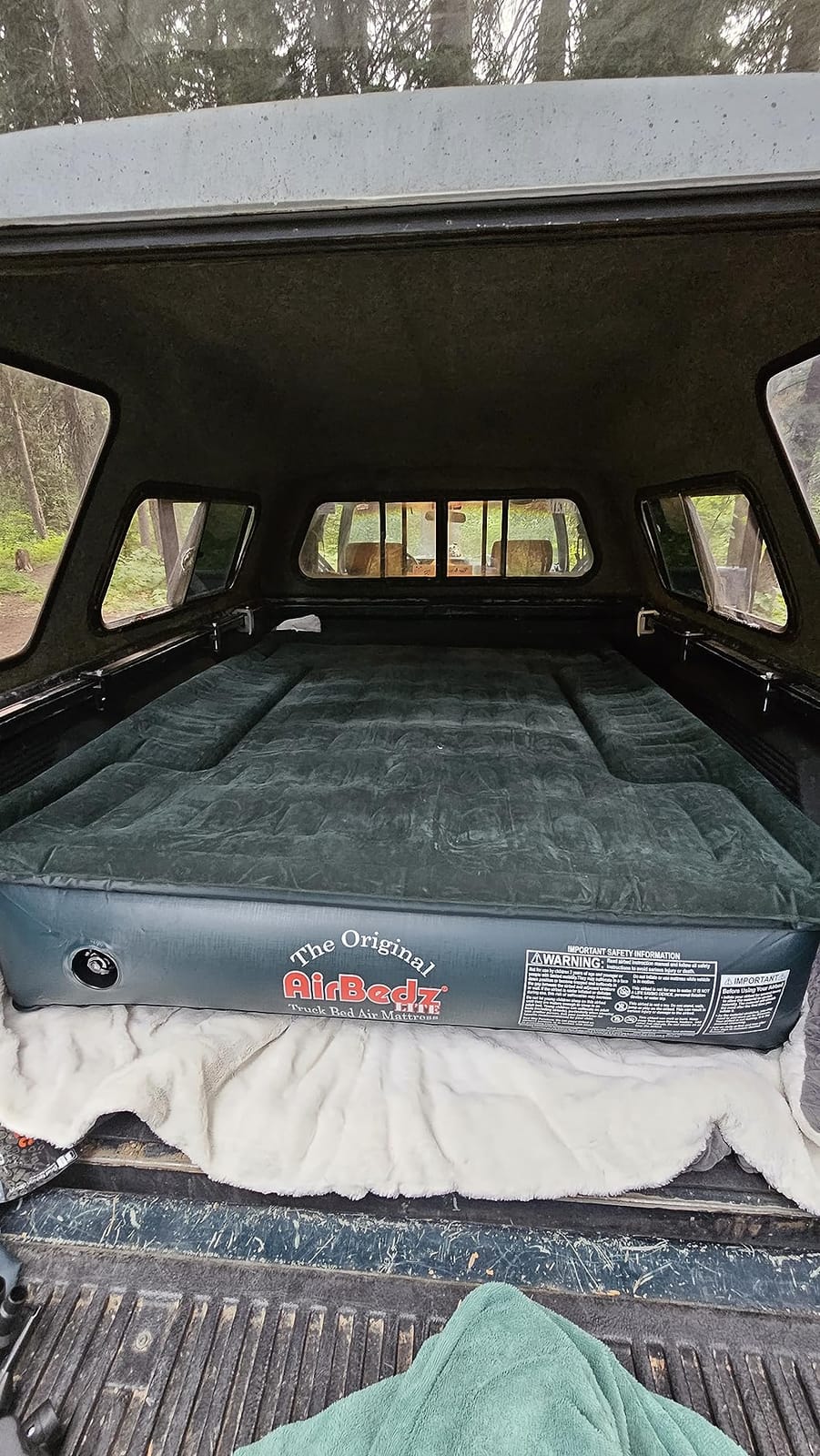 Pittman Outdoors AirBedz Lite Truck Mattress, Green, Mid Size 6 to 6.5 Ft customer photo 2