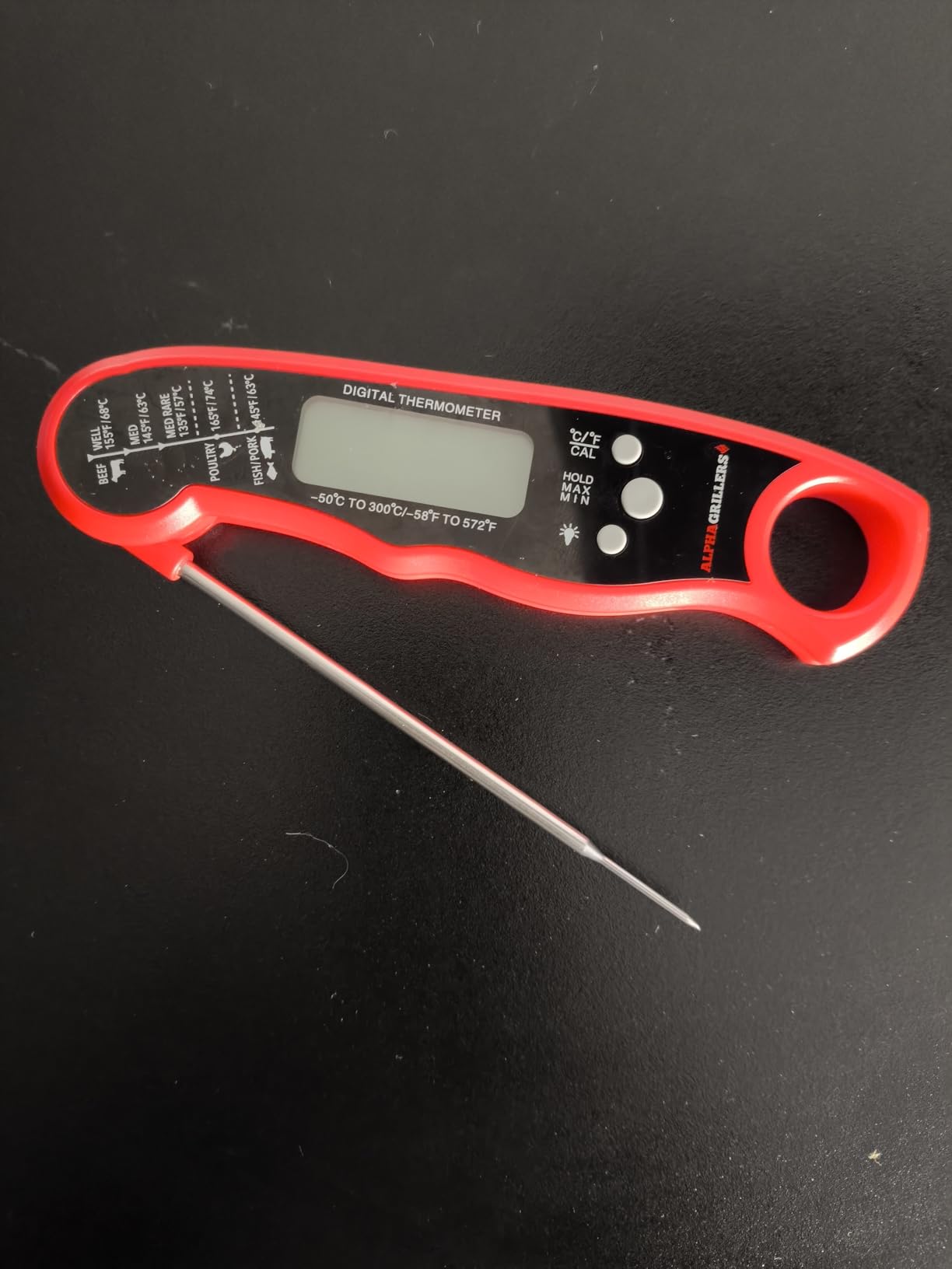 Alpha Grillers Instant Read Meat Thermometer Digital, Cooking, Food, Grill customer photo 2