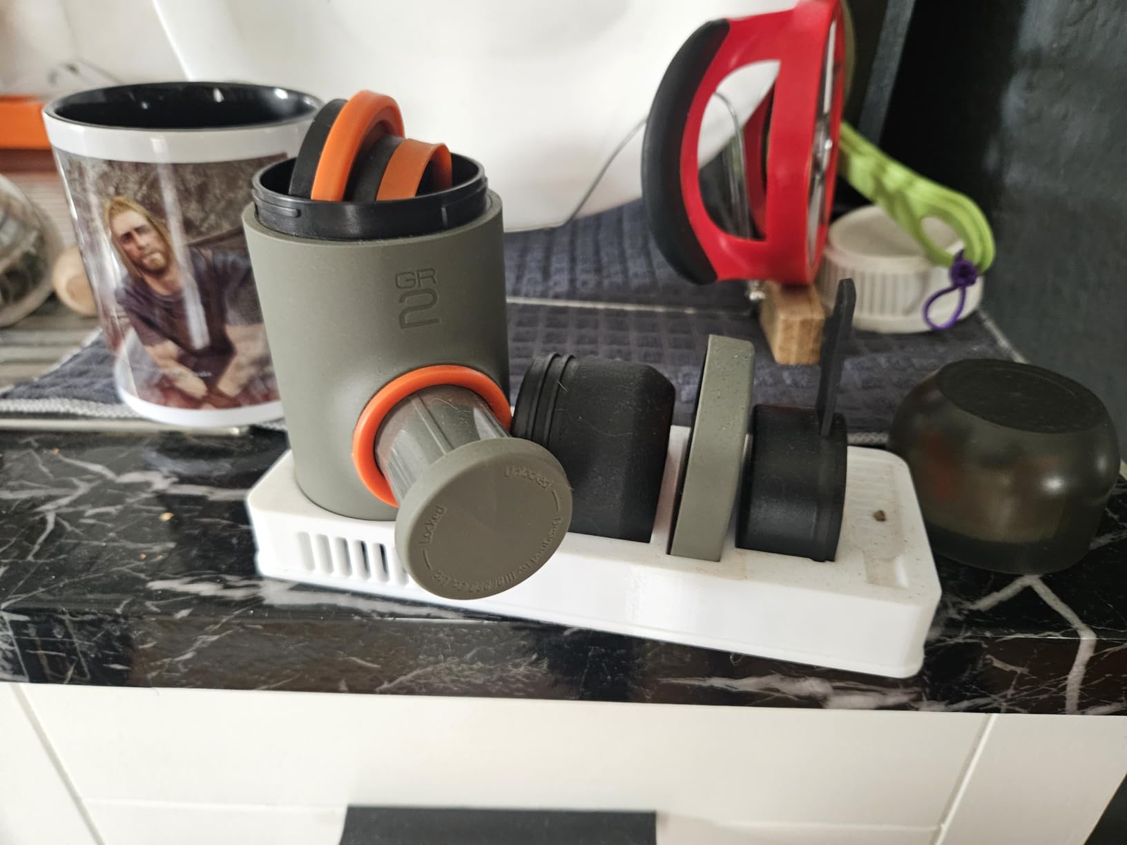 Wacaco Minipresso GR, Portable Espresso Machine, Compatible Ground Coffee, Hand Coffee Maker, Travel Gadgets, Manually Operated, Perfect for Camping, Hiking customer photo 2