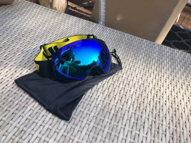 Juli Ski Goggles,Winter Snow Sports Snowboard Goggles with Anti-Fog Lens BNC customer photo 2