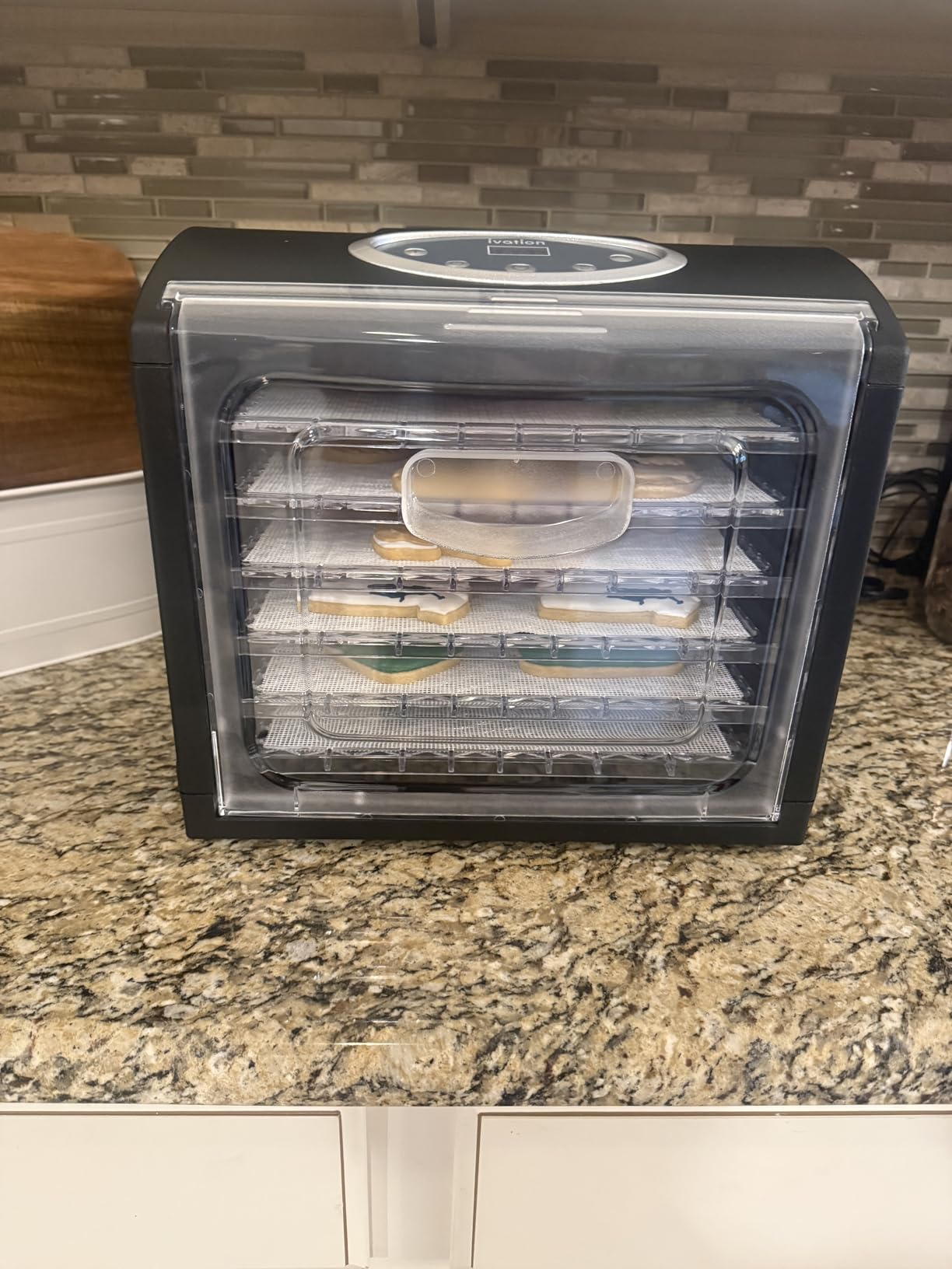 Ivation 6 Tray Food Dehydrator for Beef Jerky, Digital Timer customer photo 2