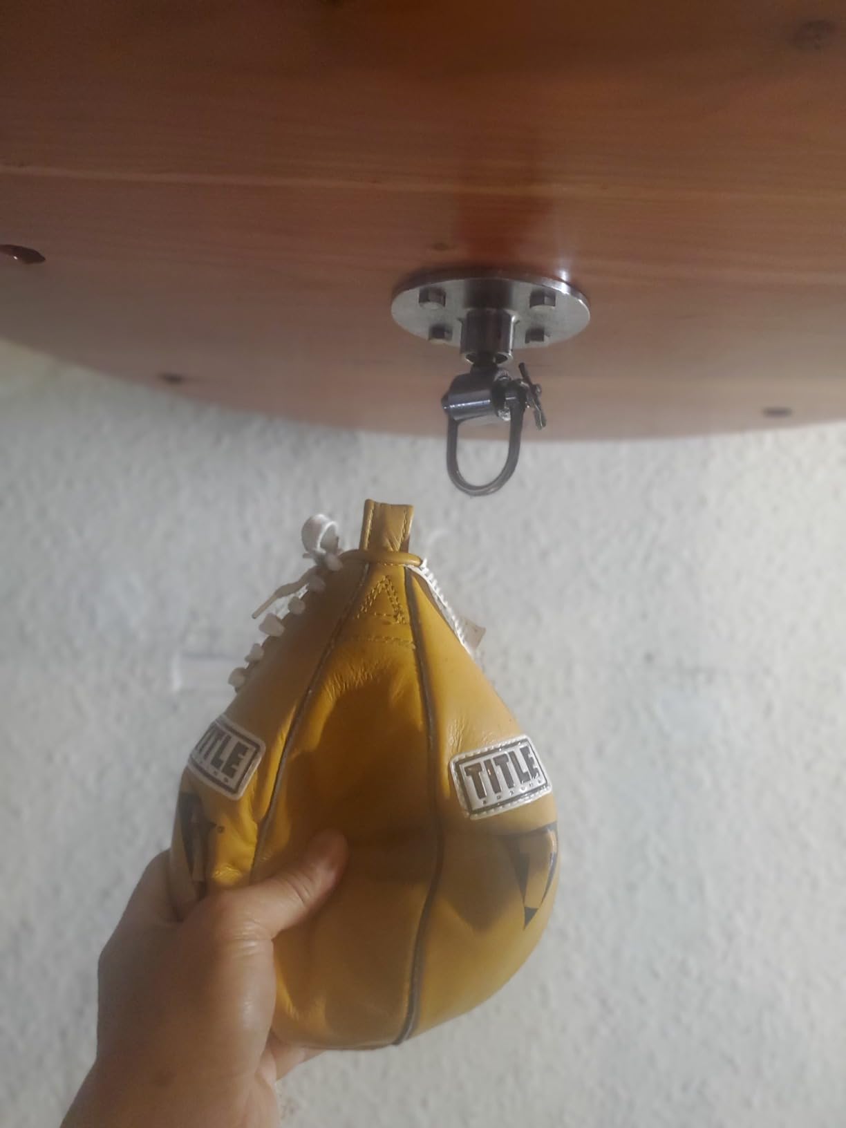 TITLE Boxing Super Speed Bag, Yellow, 5
