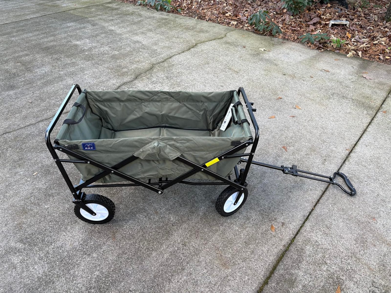 Mac Sports Collapsible Folding Outdoor Utility Wagon, Black customer photo 1