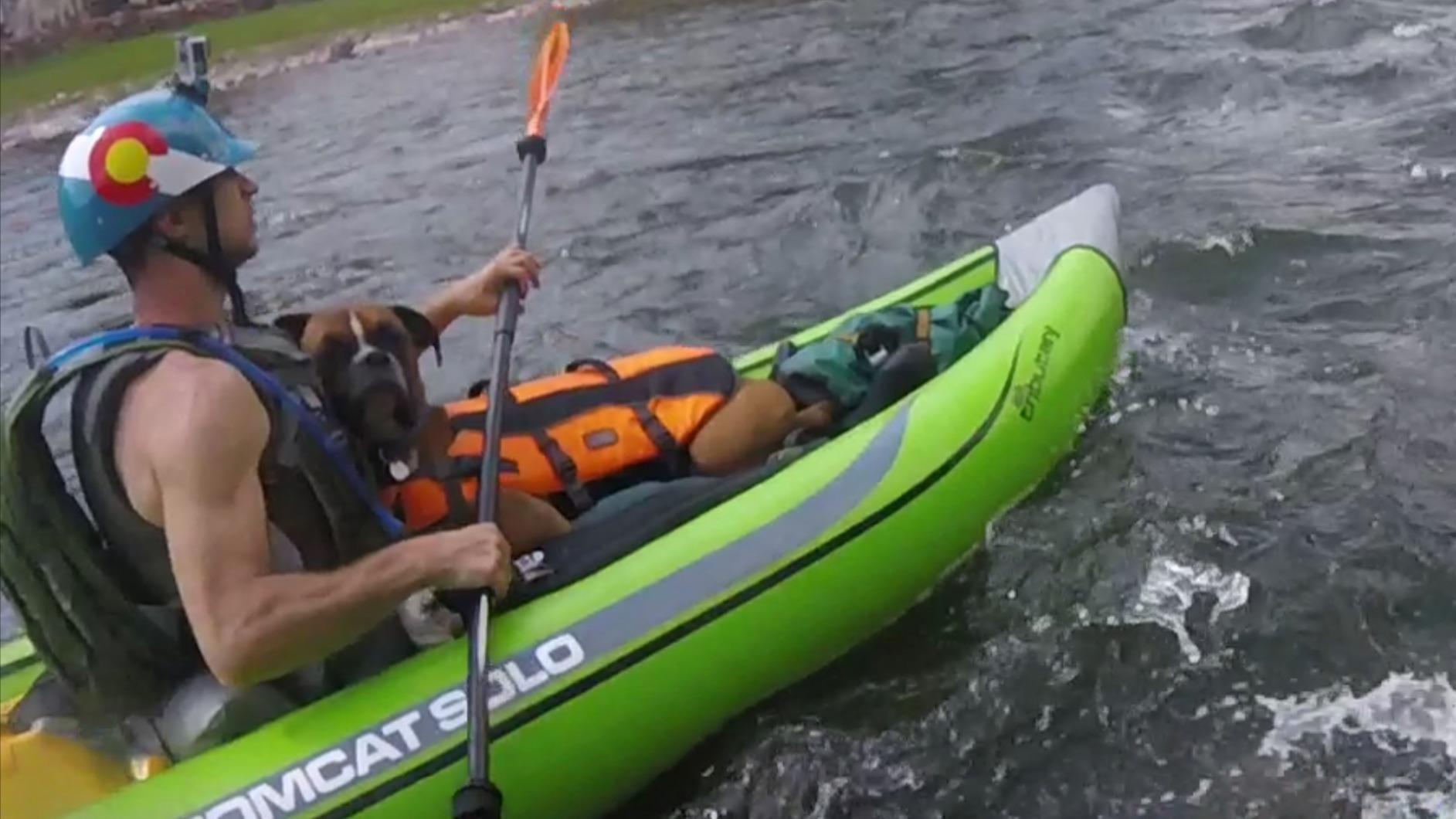 AIRE Tributary Tomcat Solo Inflatable Kayak, Red, 87120.03.101 customer photo 1