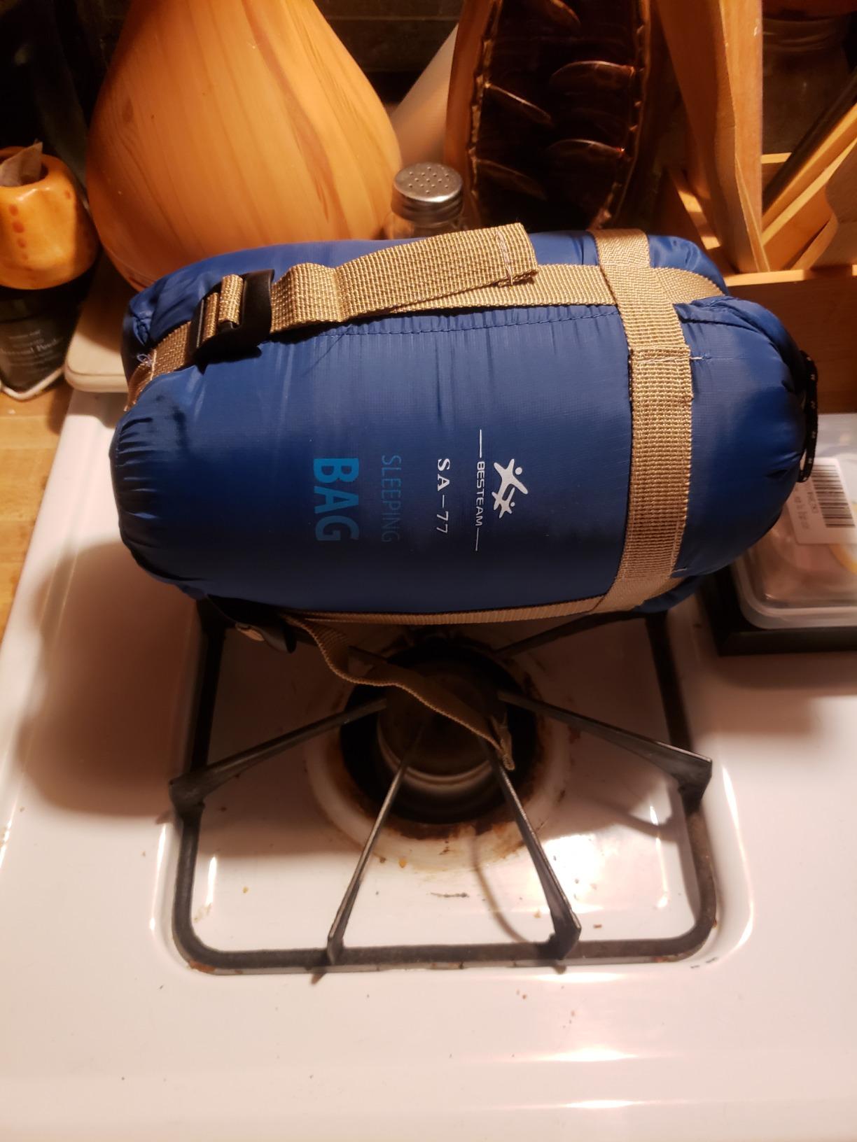 Warm Weather Sleeping Bag, Ultra-Light Compact for Backpacking customer photo 2